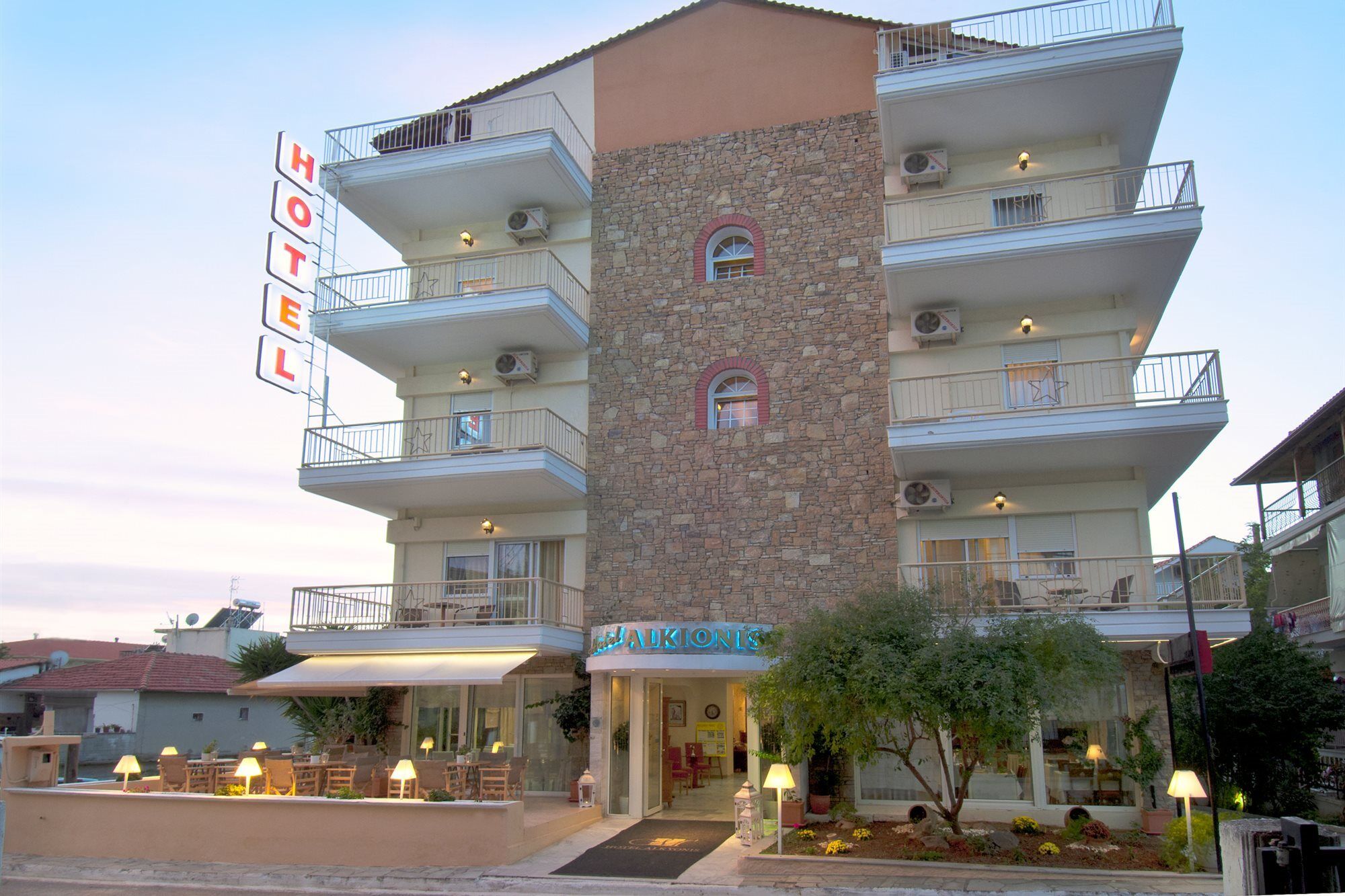 Alkyonis Hotel Nea Kallikrateia Exterior foto